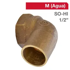 STRETTO - Codo bronce 1/2 so/hi 1un