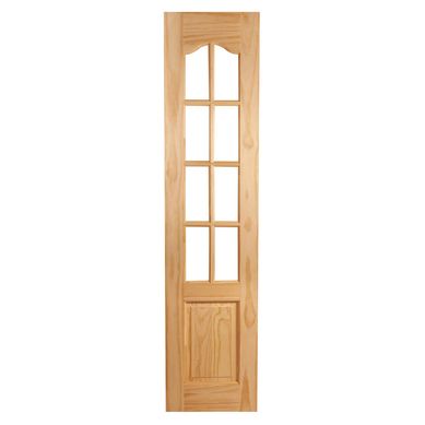 Mampara Madera pino radiata 50x200 cm 8 Vidrios Caf