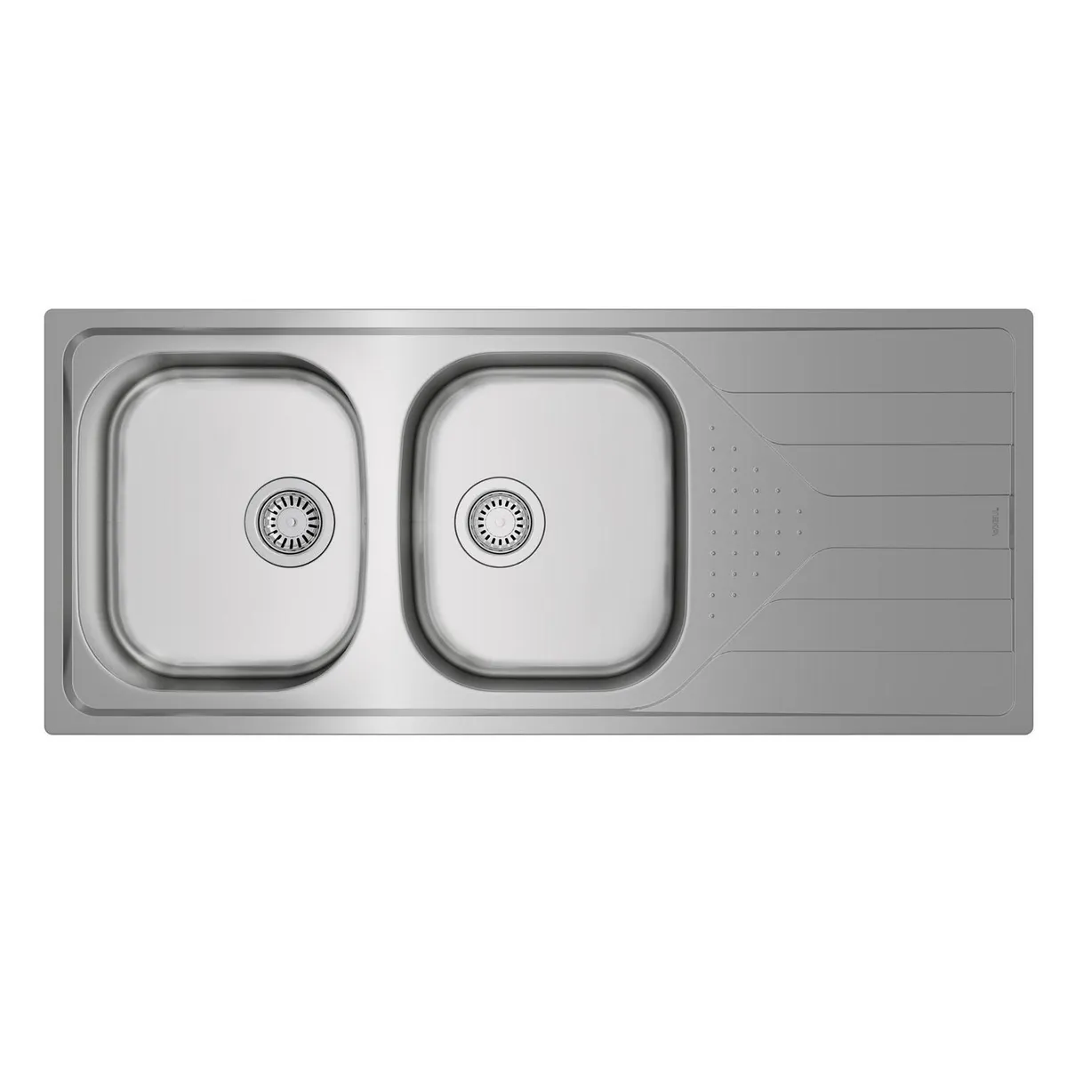TEKA - Lavaplatos Empotrado 2 Cubeta(s) 116x17x50 cm Acero inoxidable