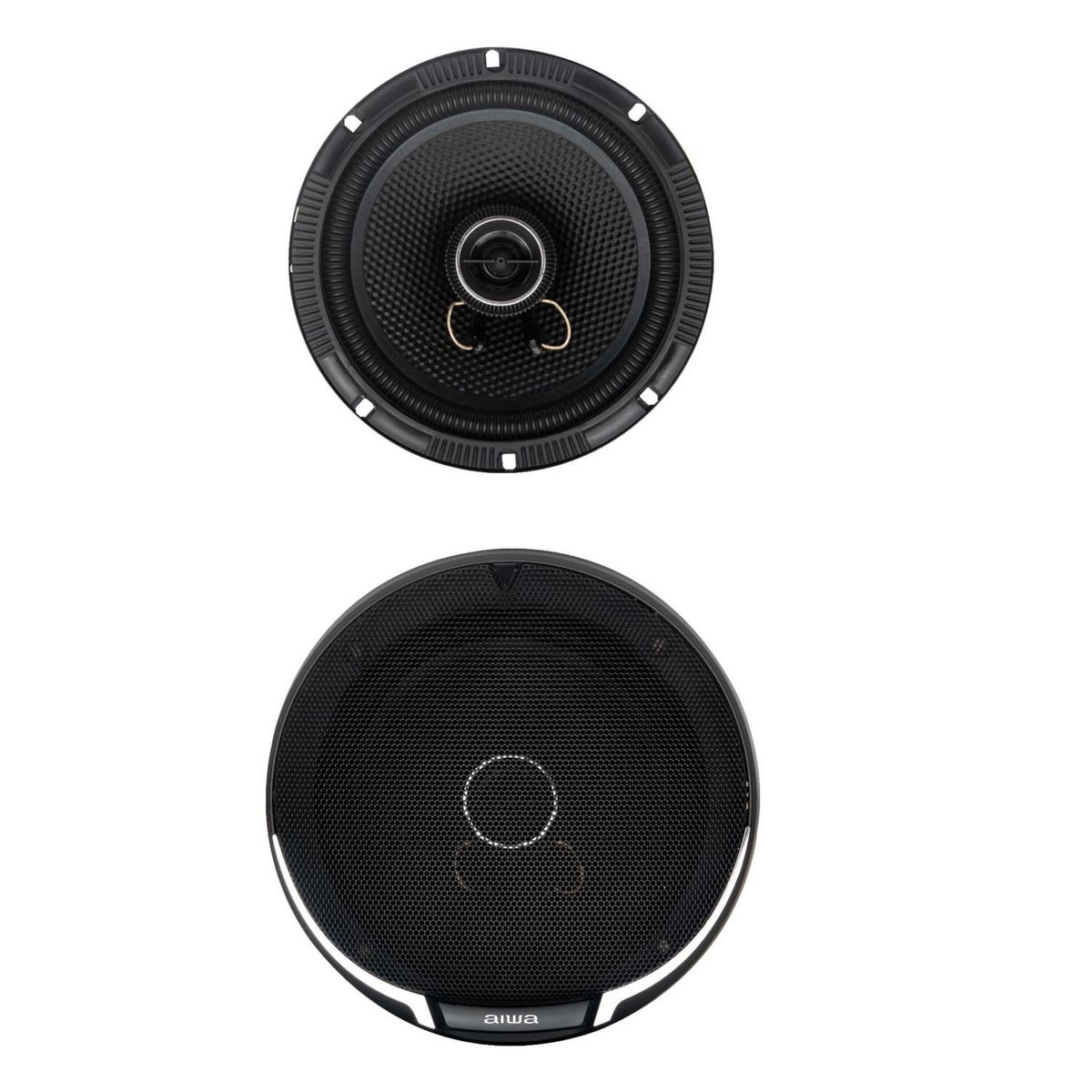 AIWA - Parlantes Auto Aiwa 16cm 200w 2 Vías Cono Negro