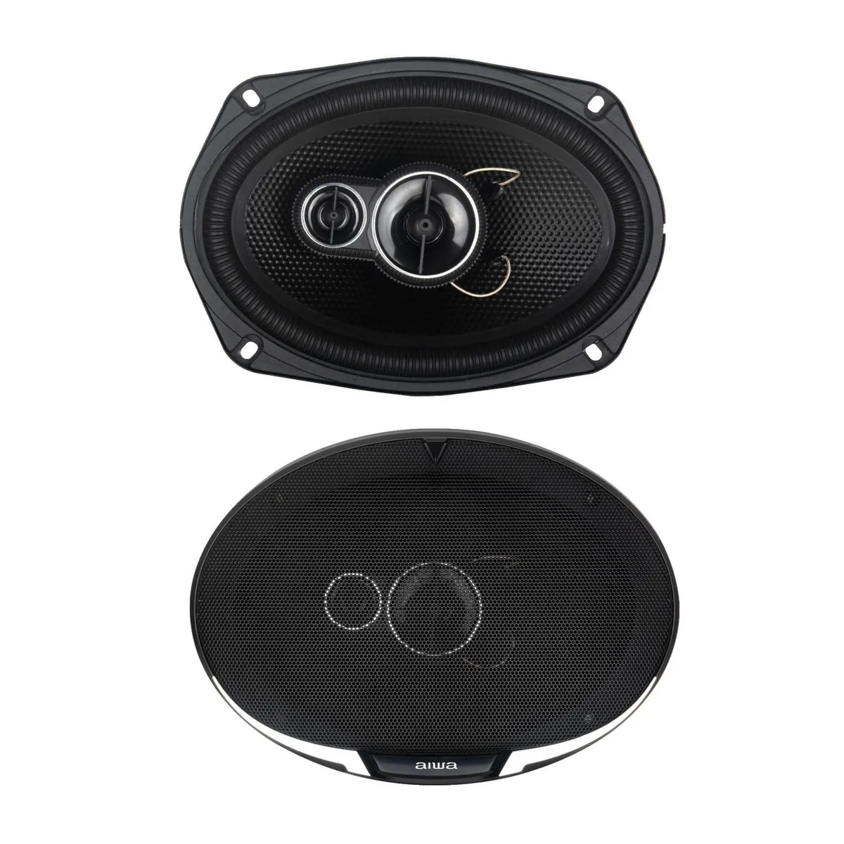 AIWA - Parlantes Auto Aiwa 300w 6x9 " Audio Potente Negro