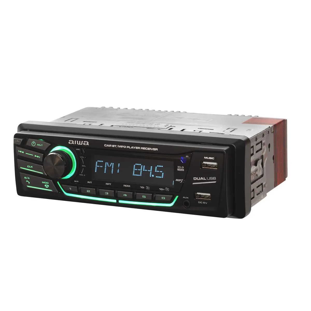 AIWA - Radio Bluetooth Aiwa con Parlantes 16 cm Am/fm y Control Remoto