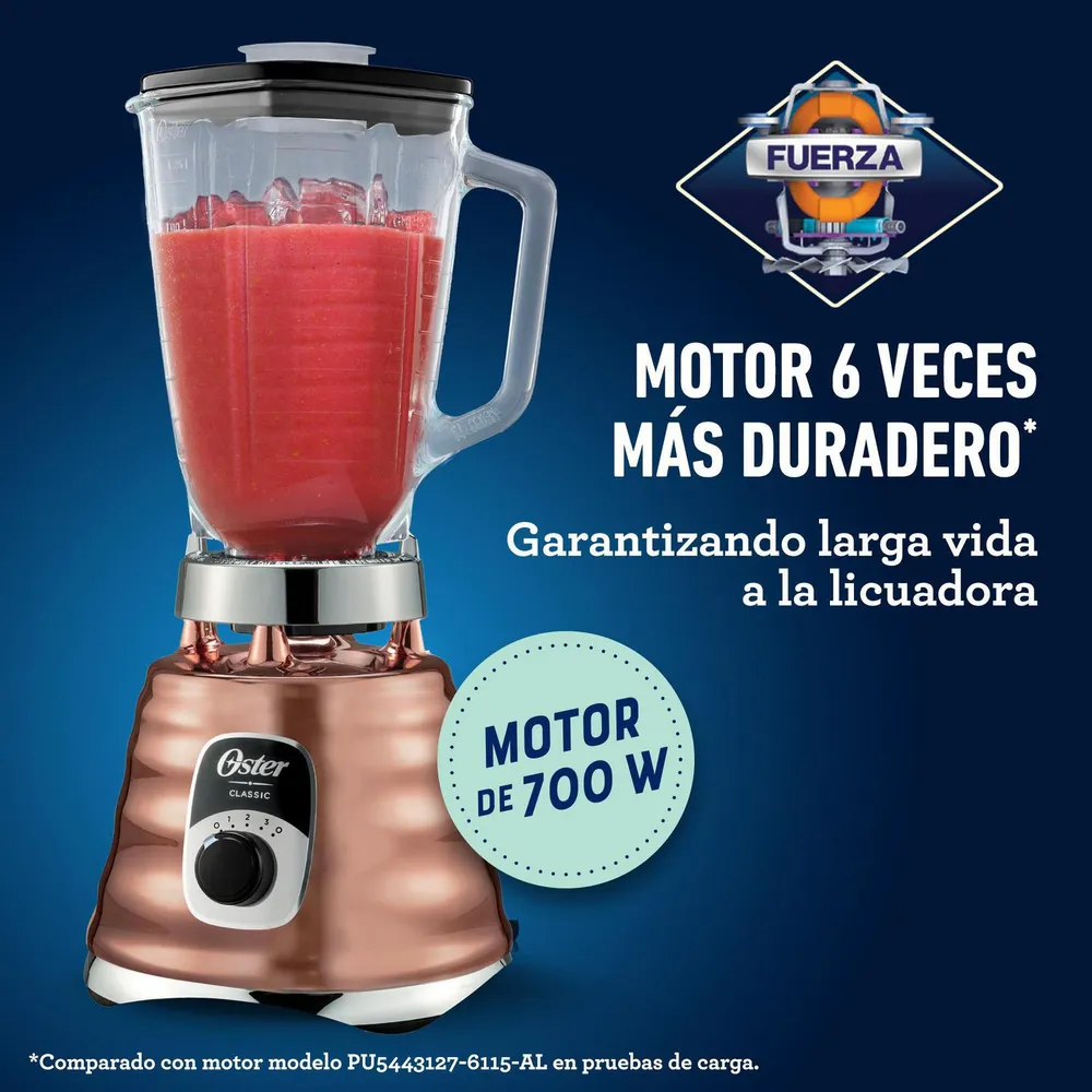 Oster Licuadora Clásica 1.25 L Cobre BLST4128, foto 8