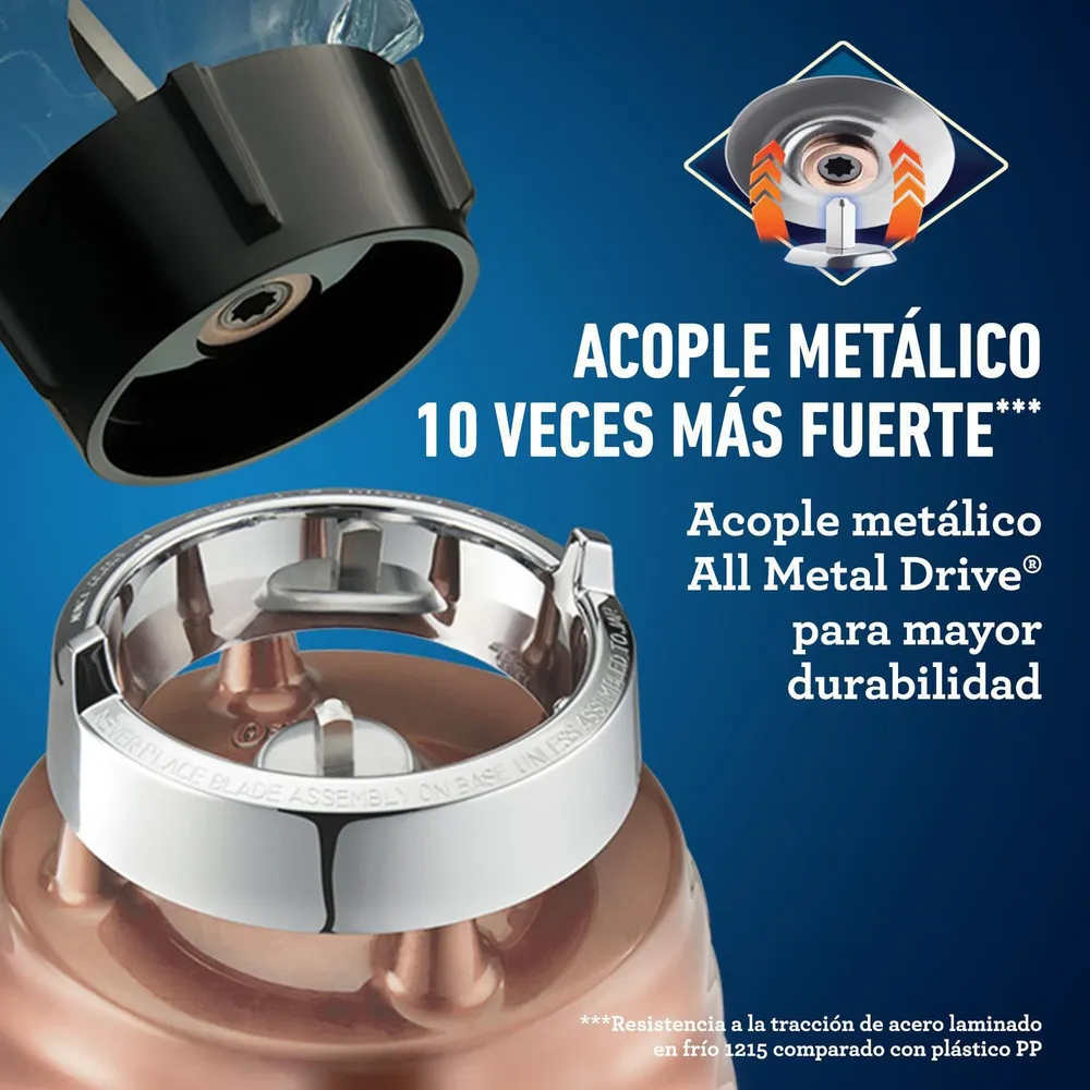 Oster Licuadora Clásica 1.25 L Cobre BLST4128, foto 10