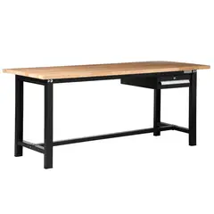 AUTORODEC - Mesón de trabajo 180x75x78 cm madera sólida block