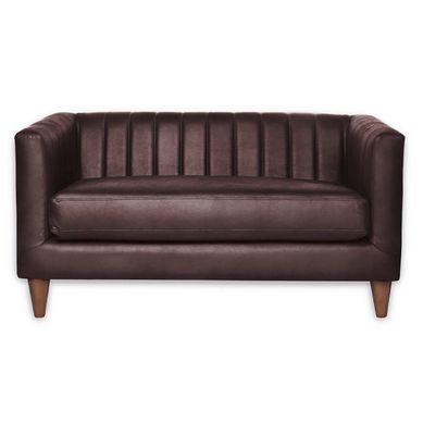 Sofa Sorrento 2C Cuero Kentucky Cafe Moro