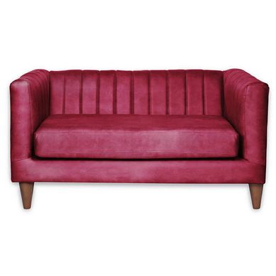 Sofa Sorrento 2C Cuero Kentucky Rojo