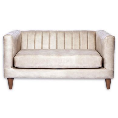 Sofa Sorrento 2C Cuero Kentucky Beige