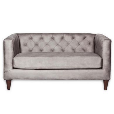 Sofa Brescia 2C Cuero Kentucky Gris