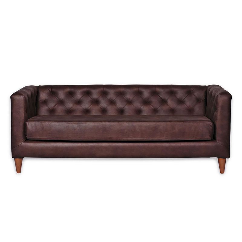 LATAM HOME - Sofa Brescia 3C Cuero Kentucky