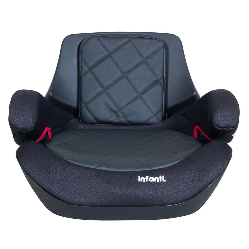 INFANTI - Silla de Auto Alzador Go Isofix Black Stone, Negro