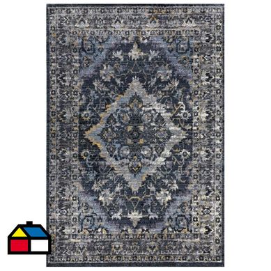 Alfombra frise Gnova arenzano 50x90 cm multicolor.