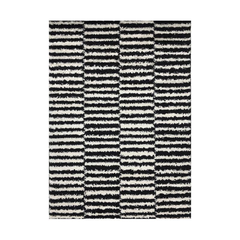 MASHINI - Alfombra shaggy studio asmara 133x180 cm multicolor