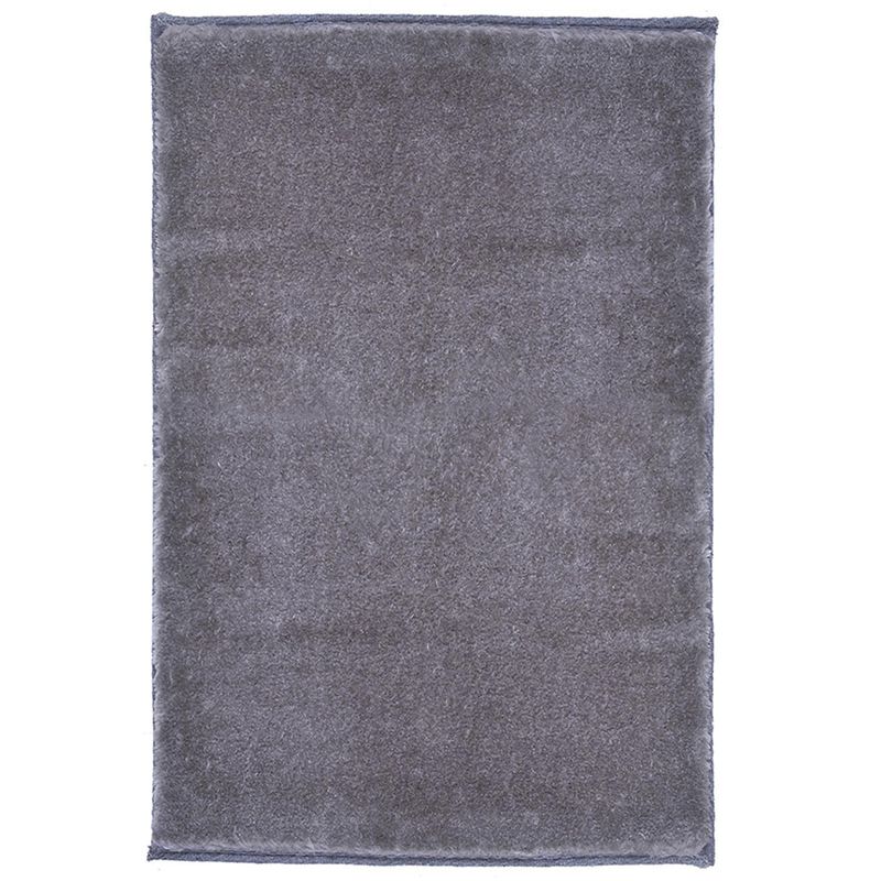MASHINI - Alfombra poliéster yagan 150x220 cm gris