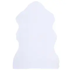MASHINI - Alfombra poliéster yagan 90x150 cm blanco