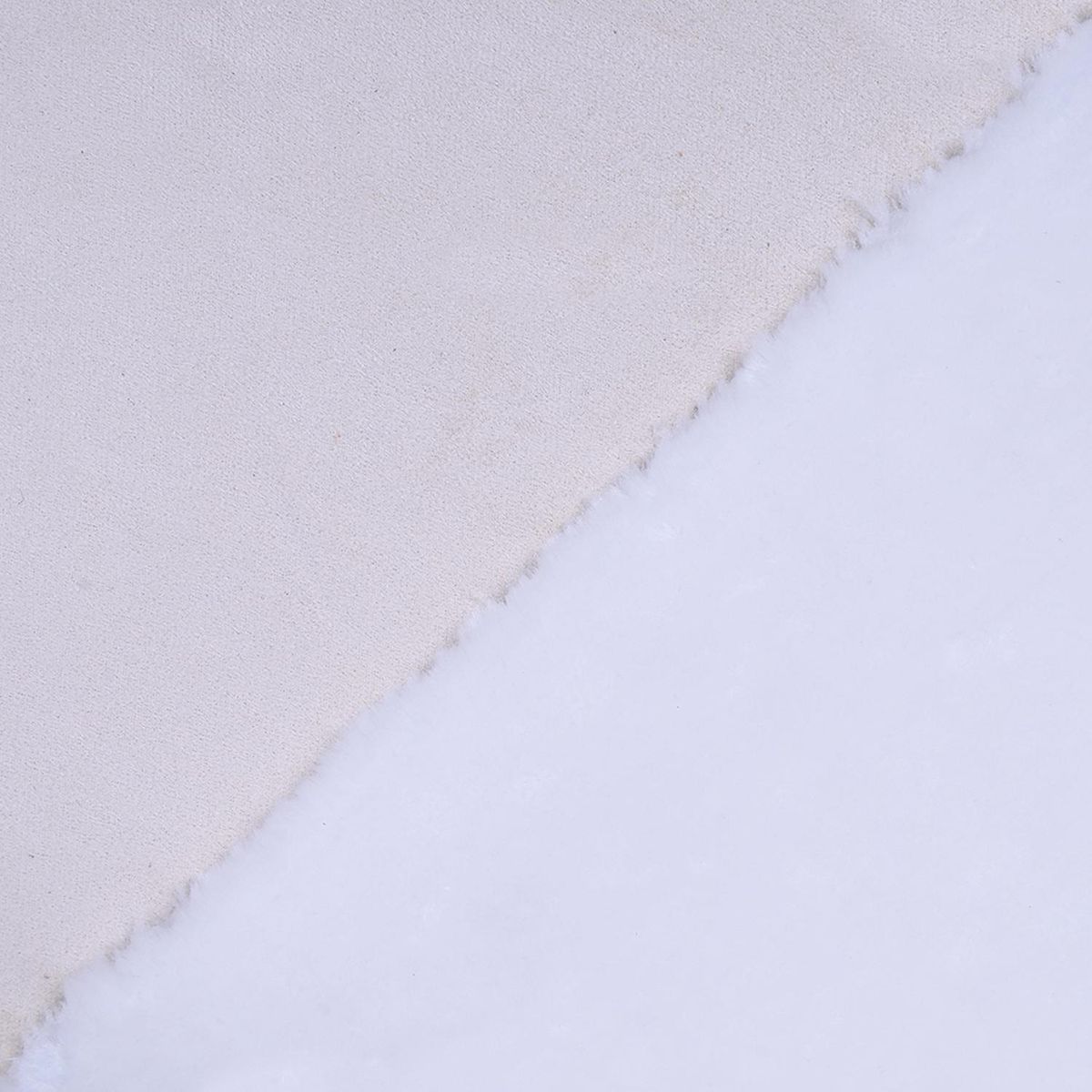 MASHINI - Alfombra Yagan 90x150 cm Poliéster Blanco