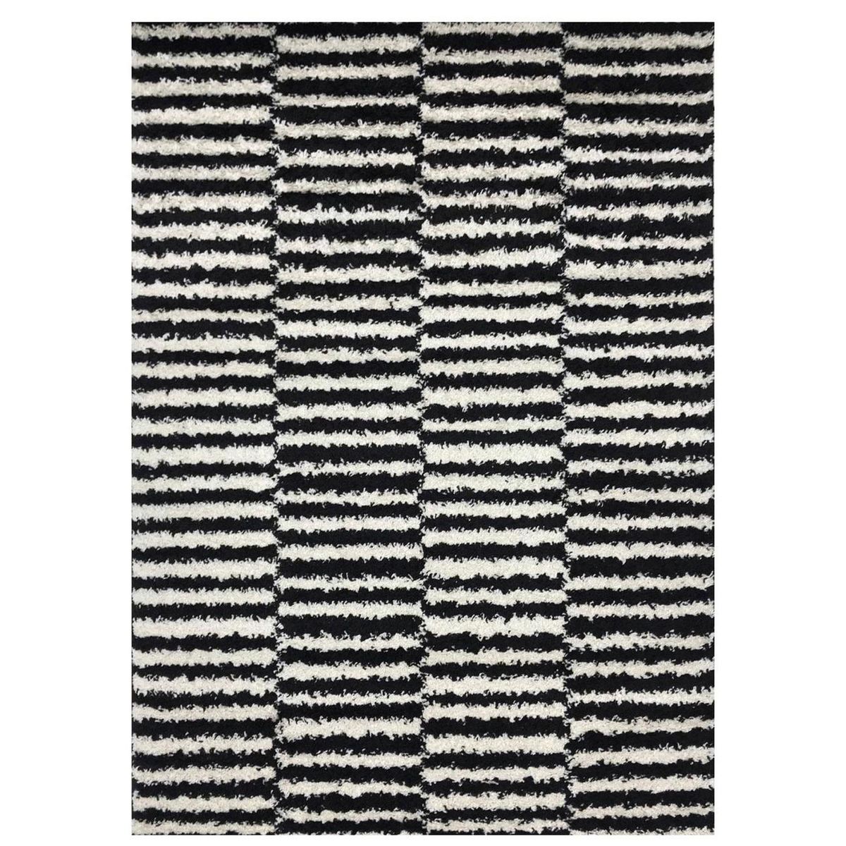 MASHINI - Alfombra Shaggy Studio Asmara 150x200 cm Polipropileno Multicolor