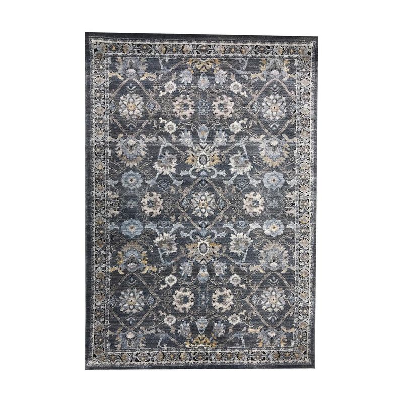 MASHINI - Alfombra frise Manhattan 3D farum 160x230 cm multicolor