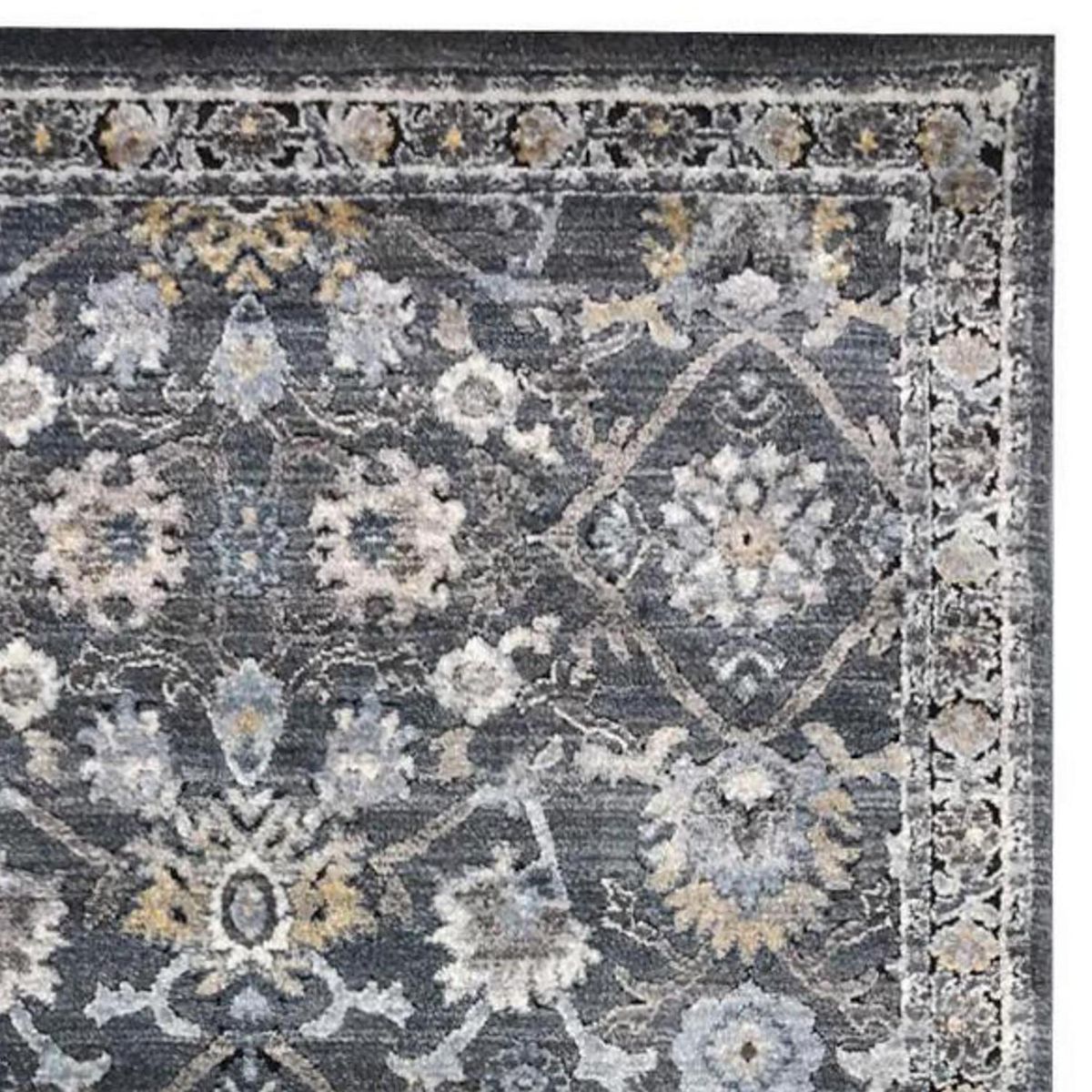 MASHINI - Alfombra Frise Manhattan 160x230 cm Polipropileno Multicolor