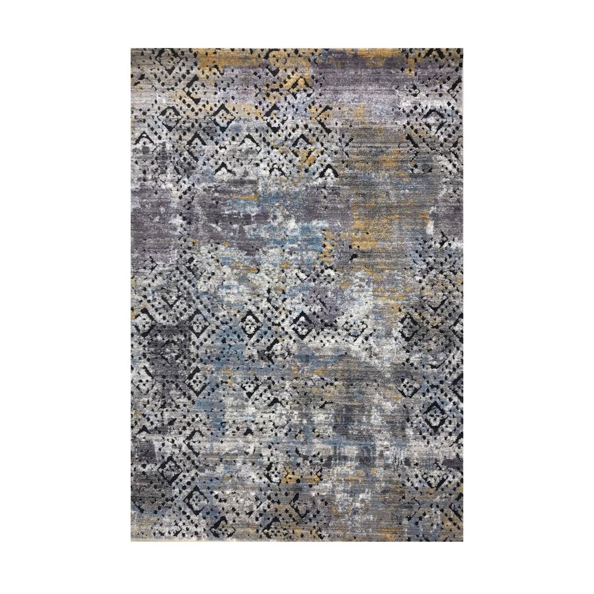 MASHINI - Alfombra frise Manhattan 3D fredericia 133x190 cm multicolor