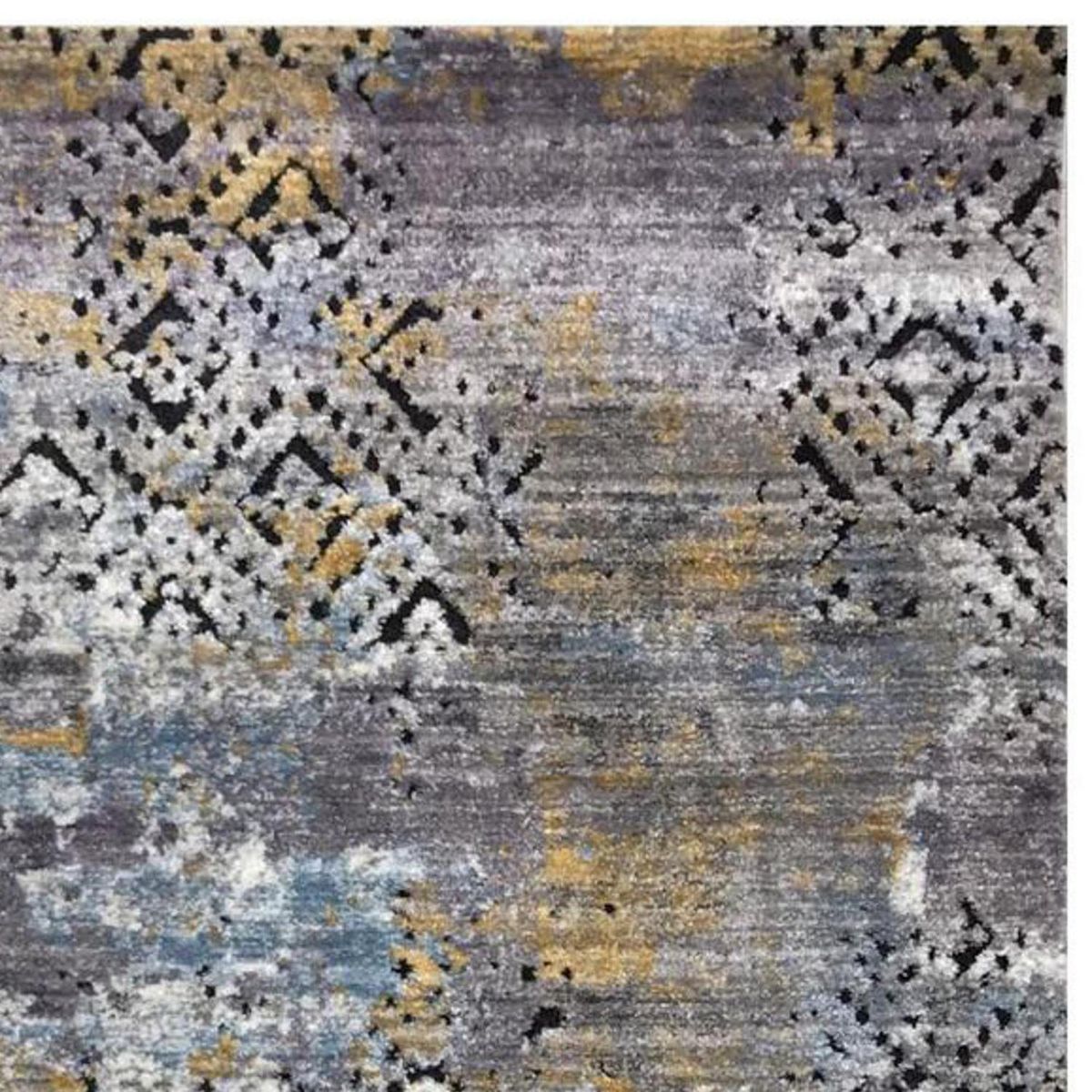 MASHINI - Alfombra frise Manhattan 3D fredericia 133x190 cm multicolor