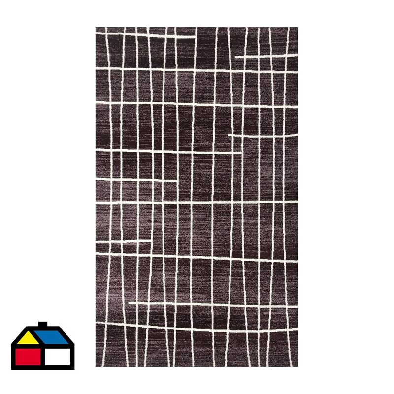 MASHINI - Alfombra frise Bruselas manarola 60x110 cm multicolor