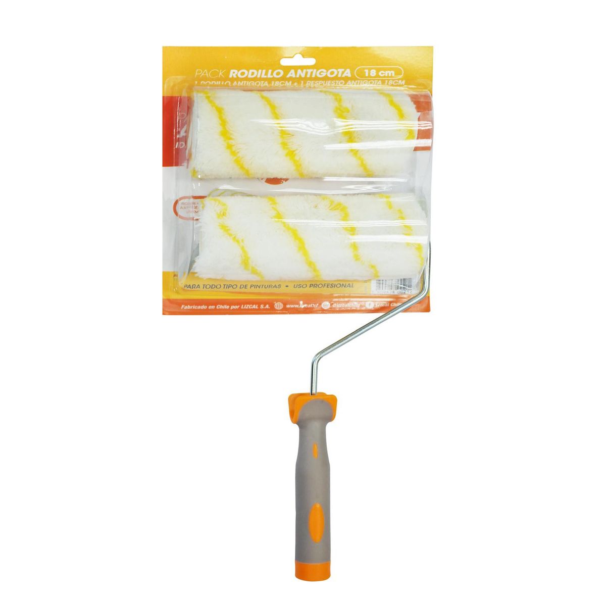 LIZCAL - Pack 2en1 Rodillo Antigota + Repuesto 18cm