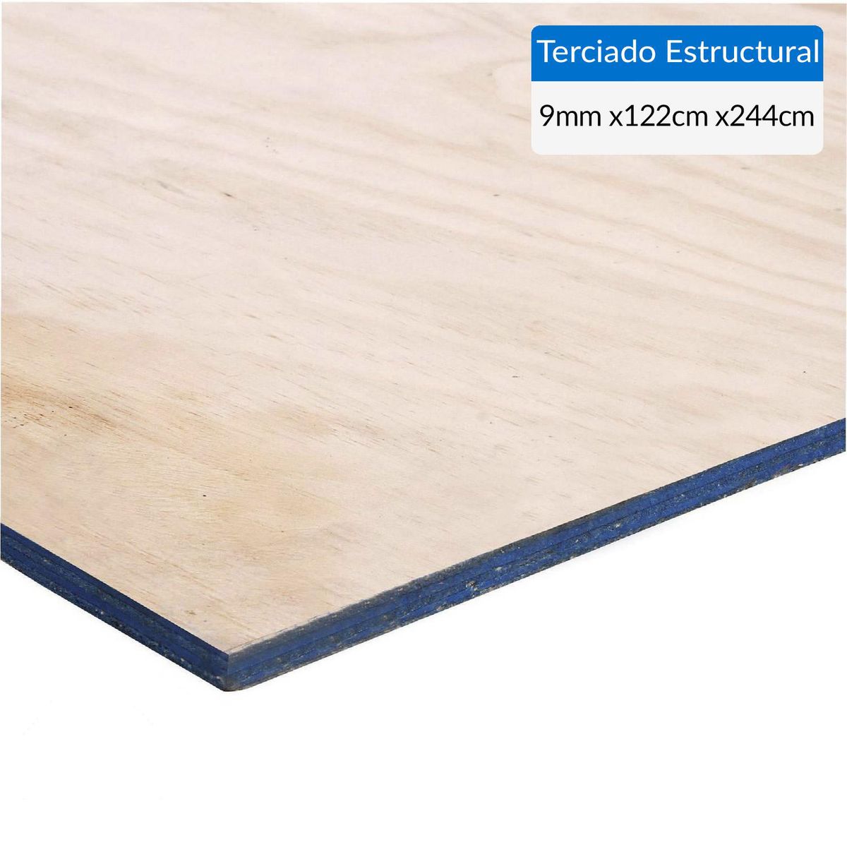 GENERICO - Terciado Estructural Pino 9 mm 122x244 cm