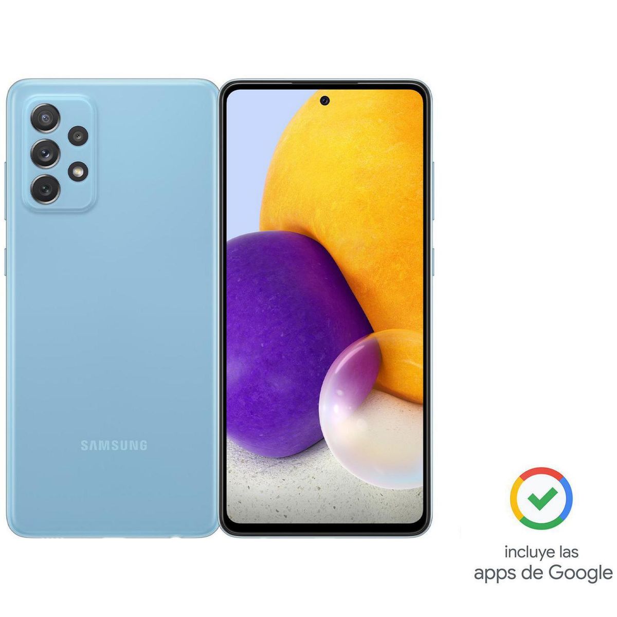 SAMSUNG - Celular Galaxy A72 128GB azul