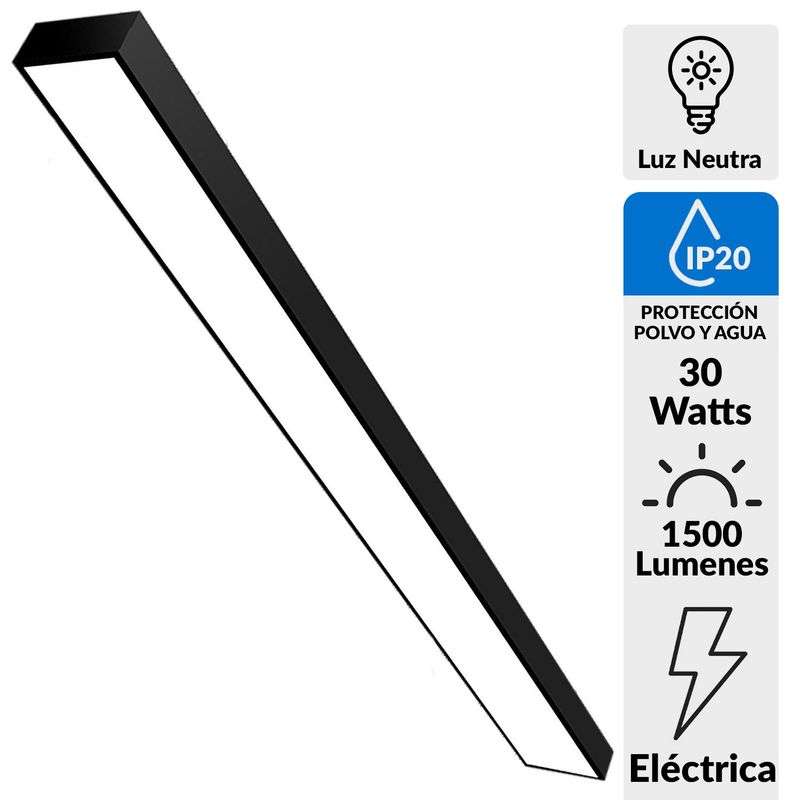 HALUX - Luz de Oficina 4000K Luz Neutra