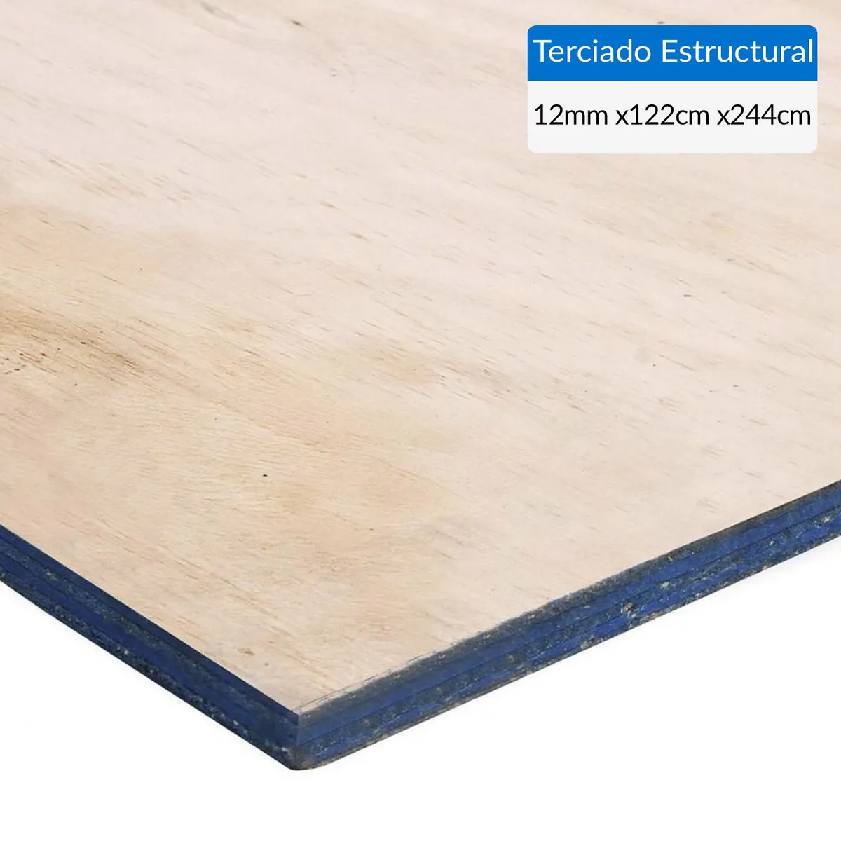 GENERICO - Terciado Estructural Pino 12 mm 122x244 cm