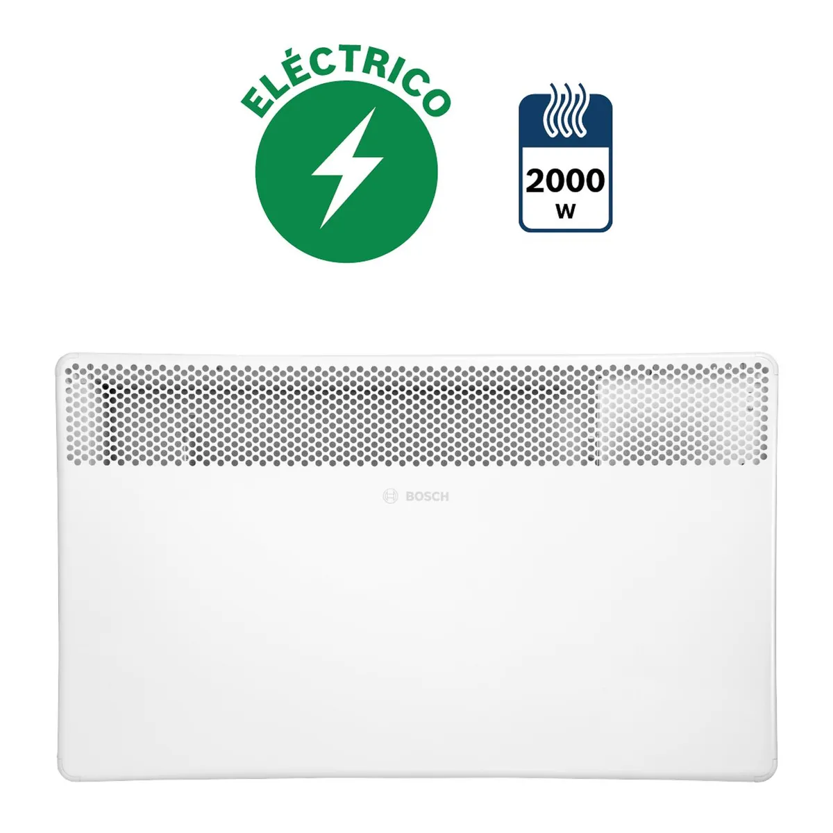BOSCH - Convector Eléctrico 2000 W Convección HC4000-20 Blanco