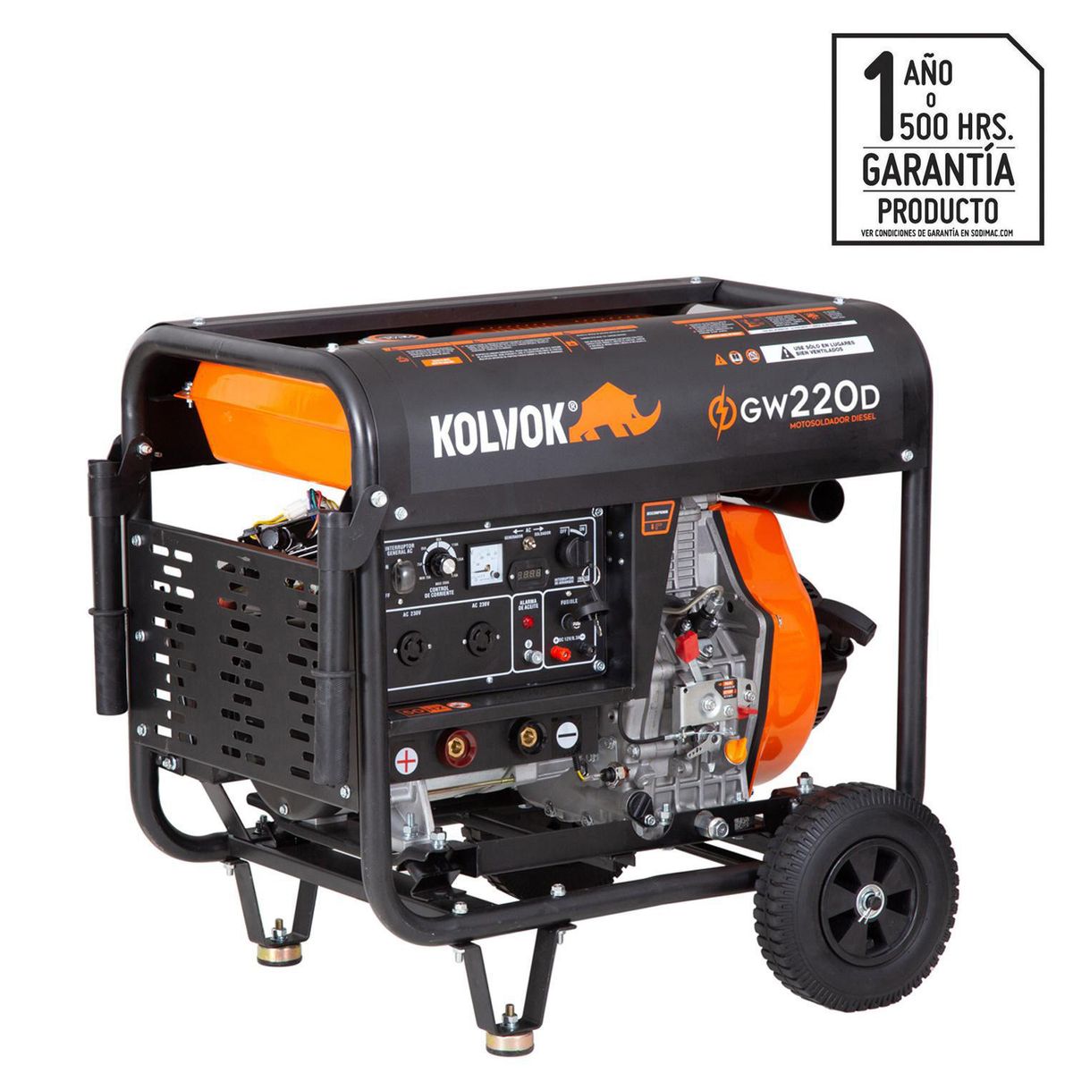 KOLVOK - Motosoldador abierto diesel 200A