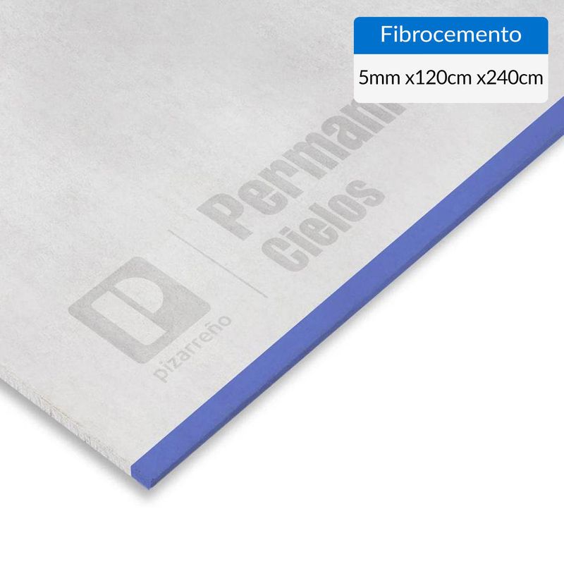 PIZARREÑO CEDRAL - Fibrocemento Permanit 5 mm 120x240 cm