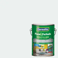 CERESITA - Esmalte al Agua Pieza y Fachada 1 galón(es) Satinado Celeste Barely Blue
