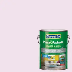 CERESITA - Esmalte al Agua Pieza y Fachada Satinado 1 galón(es) Rosado Cherish