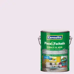 CERESITA - Esmalte al Agua Pieza y Fachada 1 galón(es) Satinado Gris Plum Frost