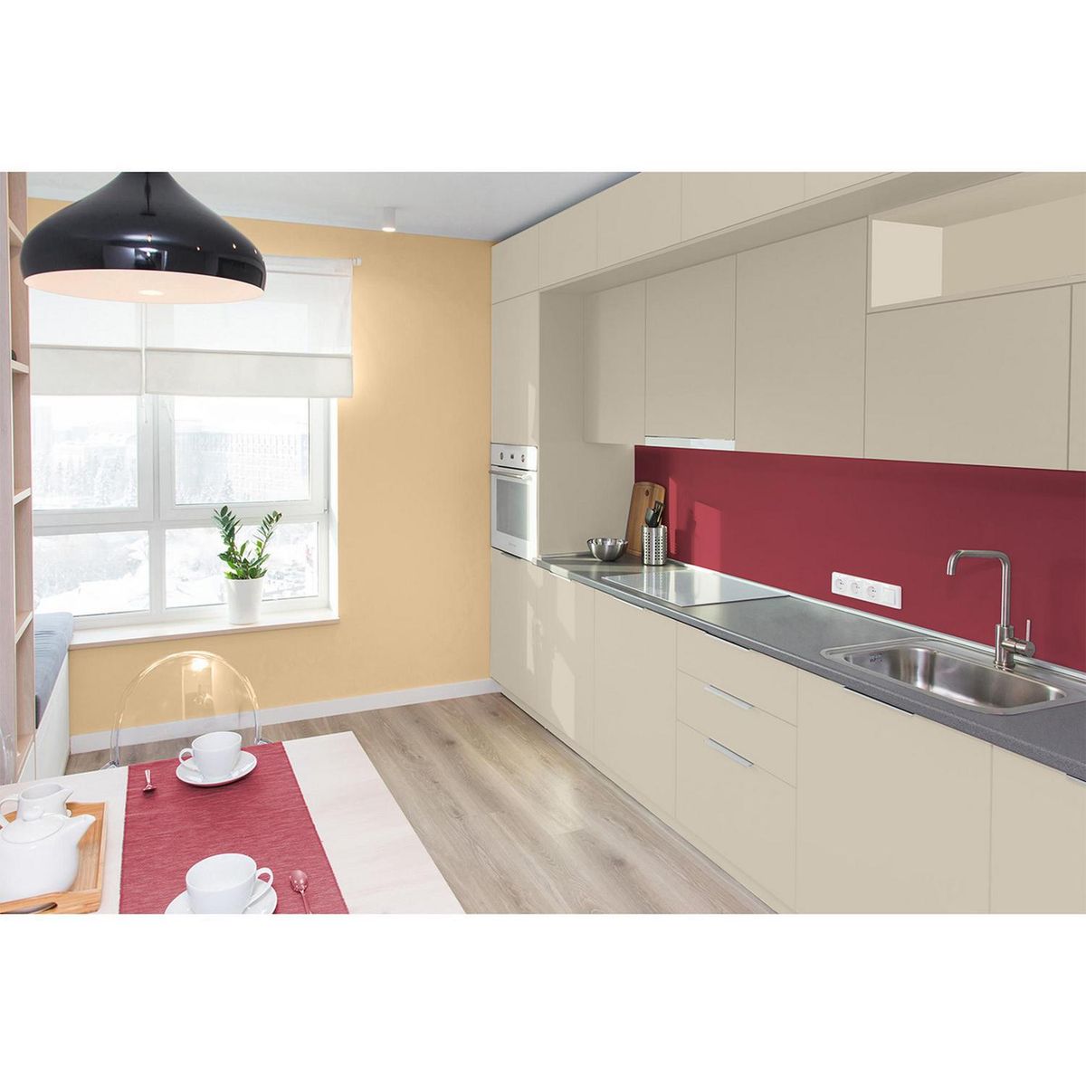 CERESITA - Esmalte al Agua Pieza y Fachada Satinado 1 galón(es) Amarillo Light Toast