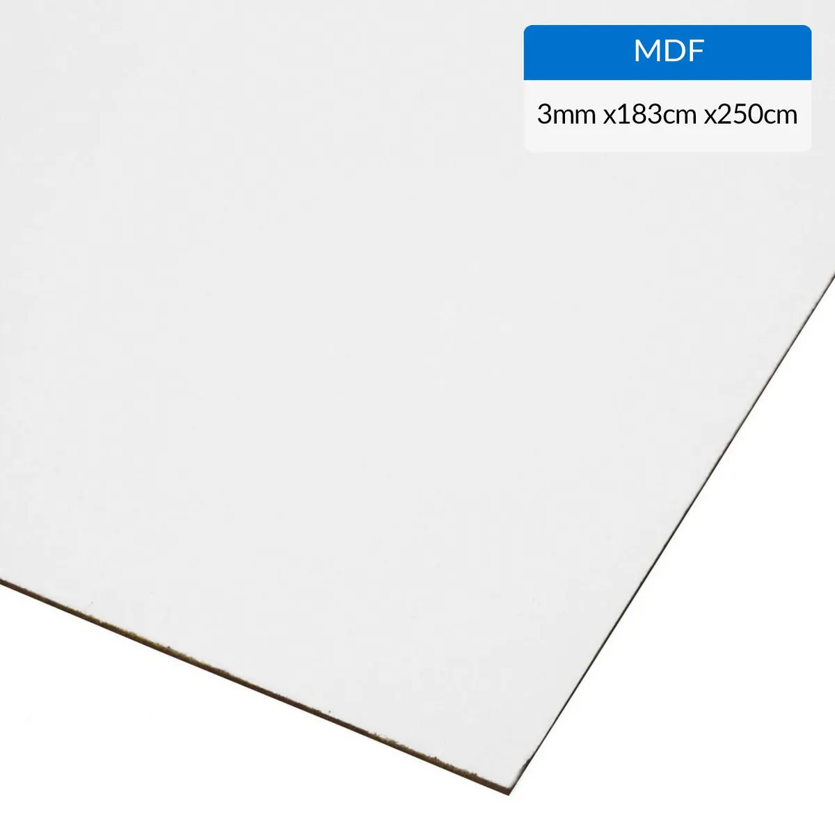 MASISA - MDF Blanco 3 mm 183x250 cm
