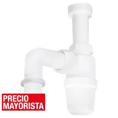 HOFFENS - Sifón PVC 1 1/4 pulgadas.
