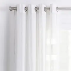 FABRICS - Cortina velo estampada 140x220 cm blanco