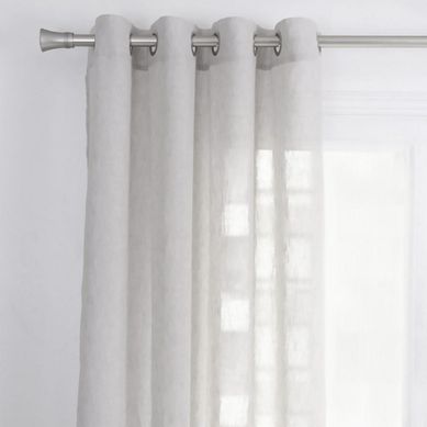 Cortina velo lisa 140x220 cm gris
