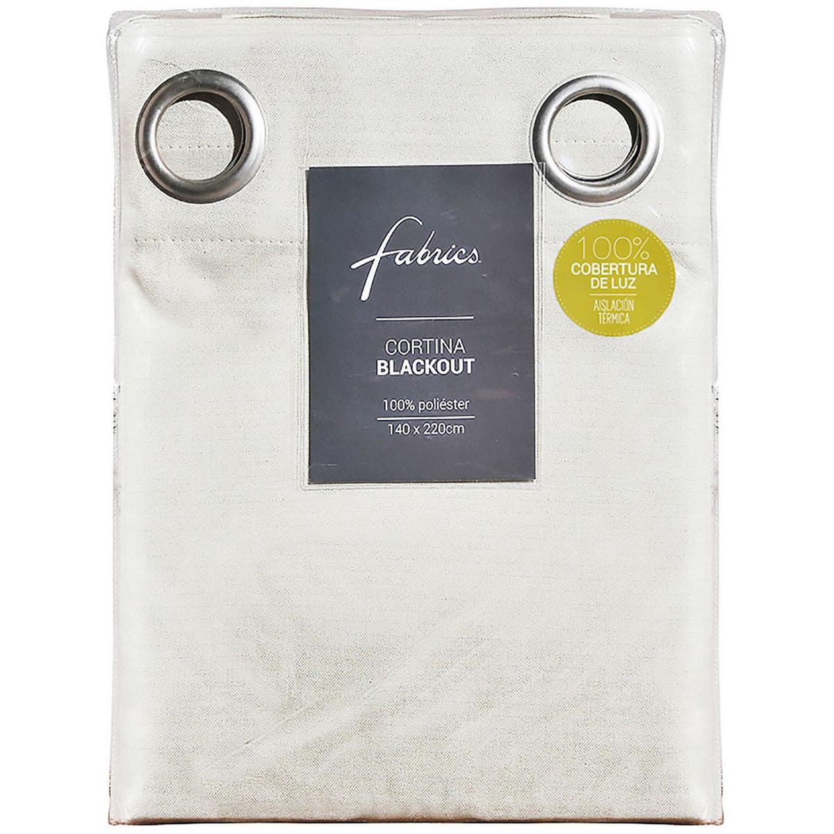 FABRICS - Cortina blackout 140x220 cm espiga crudo