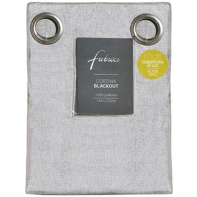 Imagen 2 del producto Cortina blackout 140x220 cm beige