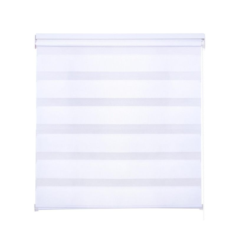 MASHINI - Cortina roller zebra 120x250 cm blanco