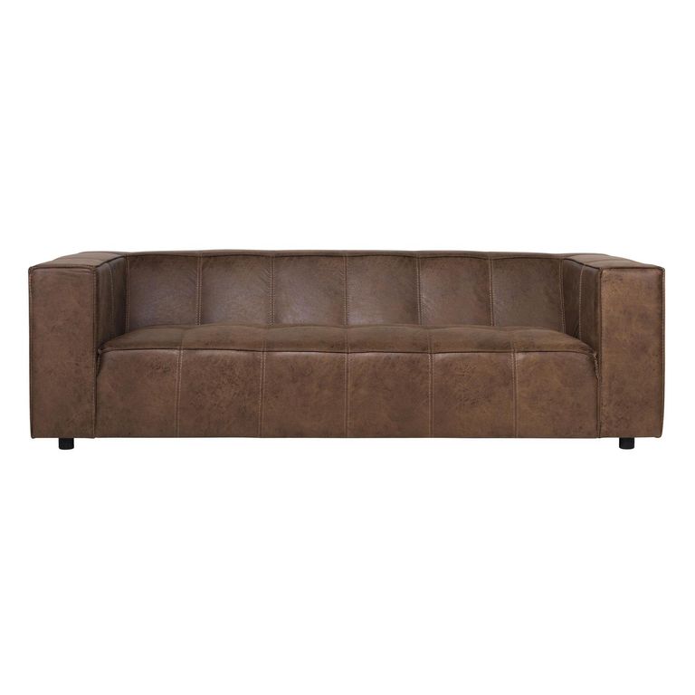 CIC Sofá 3 cuerpos Harry 97x70x97 cm Café