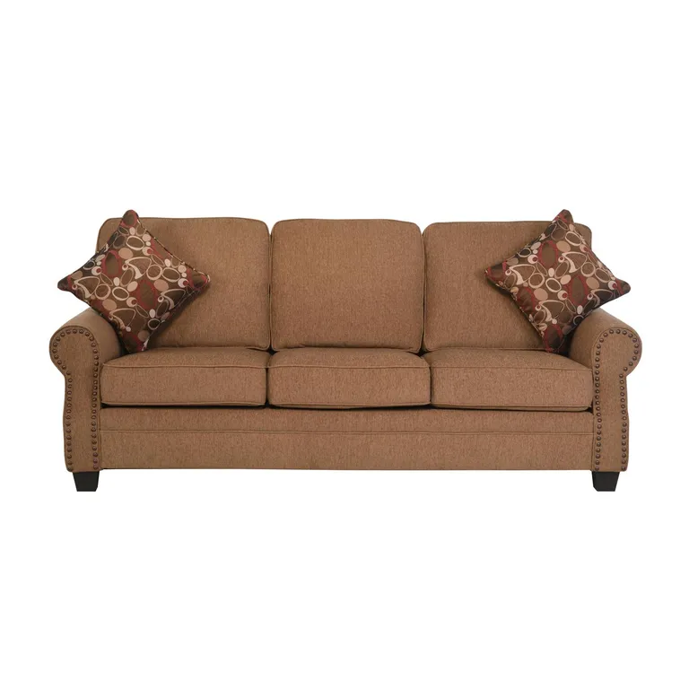 CIC Sofá 3 cuerpos FLORIDA 226x98x93 cm Café
