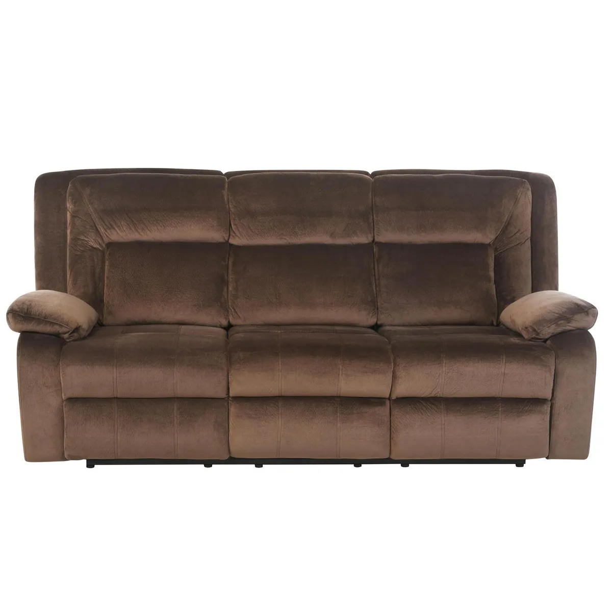 CIC - Sofá Reclinable 3 cuerpos AMBERES 215x99x103 cm Café