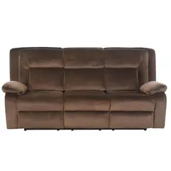 CIC - Sofá Reclinable 3 cuerpos AMBERES 215x99x103 cm Café