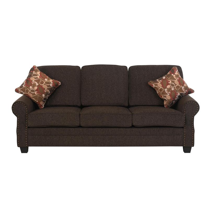 CIC - Sofá 3 cuerpos FLORIDA 226x98x93 cm Chocolate